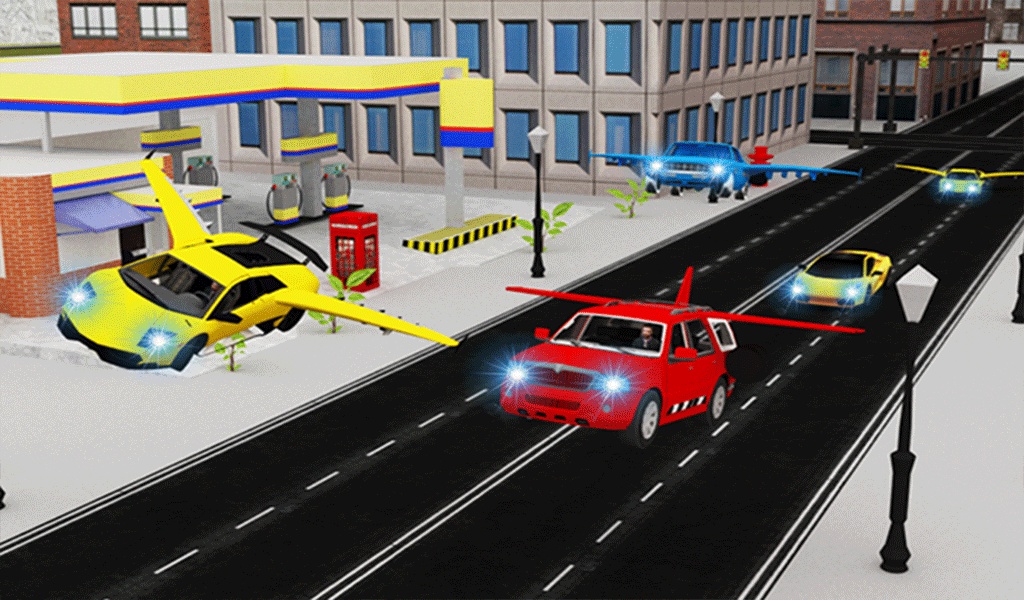 Flying Sports Car Racing 3D - Preview 1