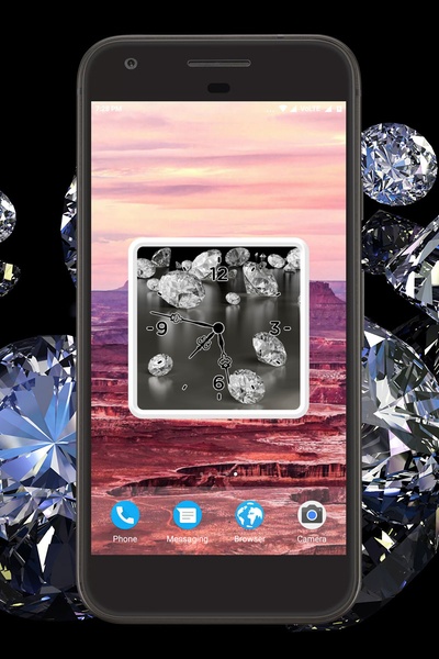 Diamond Clock Live Wallpaper - Preview 3