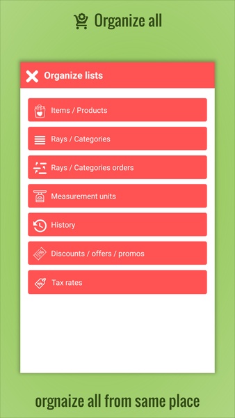 Shopping lists - Preview 4