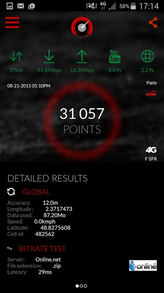 4Gmark 3G 4G speed test - Preview 13