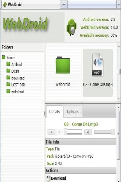 WebDroid - Preview 2