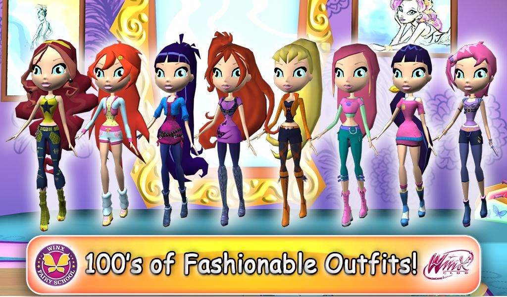 winx club dress up apk Playing A Winx Club Dress Up Game