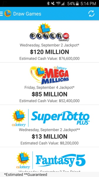 Ca super deals lotto cash value