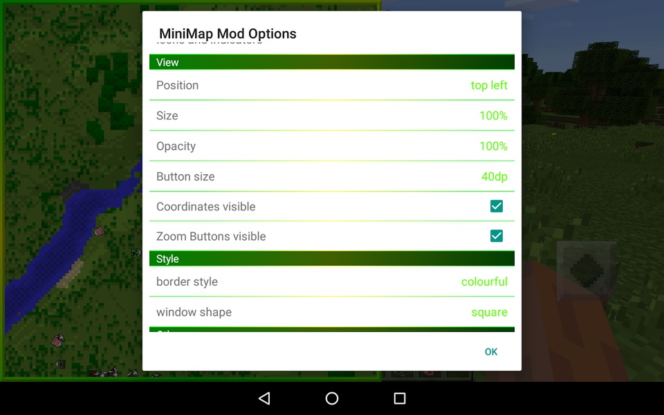 Mini Map Mod 0.10.4 - Preview 1