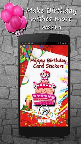 Happy Birthday Card Stickers - Preview 5
