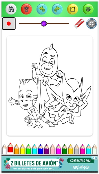 Coloring Book HD PJ Masks - Preview 4