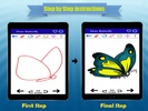 How to Draw an Easy Butterfly screenshot 4