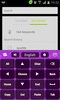 Purple Keyboard GO Theme screenshot 1