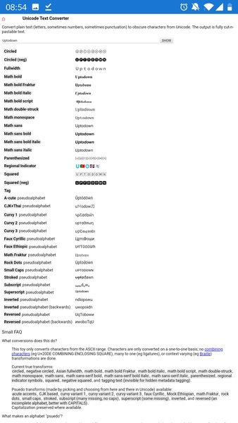Best Stylish Fonts for Facebook - Preview 1