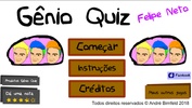 Gênio Quiz Felipe Neto – Jogo de Perguntas screenshot 1