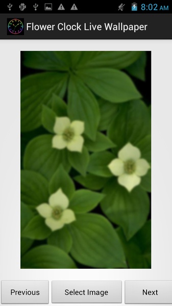 Flower Clock Live Wallpaper - Preview 4