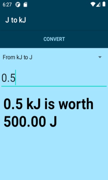 J to kJ converter - Preview 2