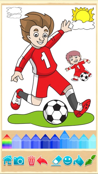 Football coloring pages - Preview 1