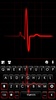 Red Heartbeat Live Keyboard Ba screenshot 1