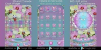 Free Tender Orchids Go Locker theme screenshot 3