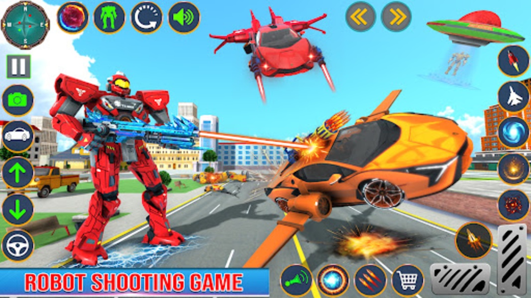 Flying Taxi Robot Game - Preview 1