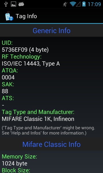 Mifare Classic Tool - MCT - Preview 4