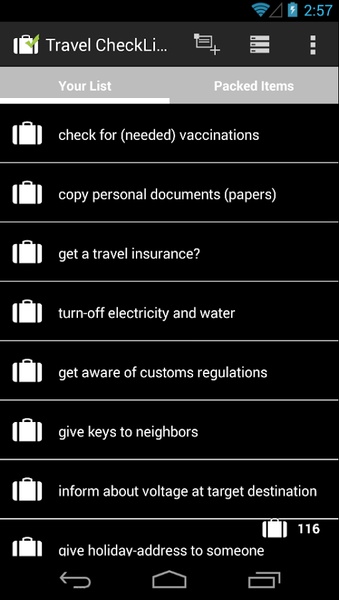 Travel CheckList - Preview 4