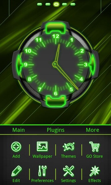 Neon Green Style GO Launcher EX - Preview 3