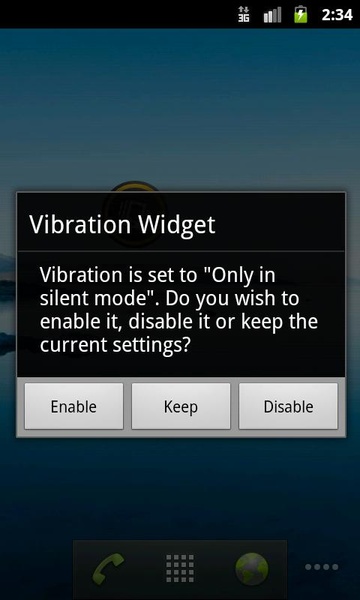 Vibration Widget - Preview 2