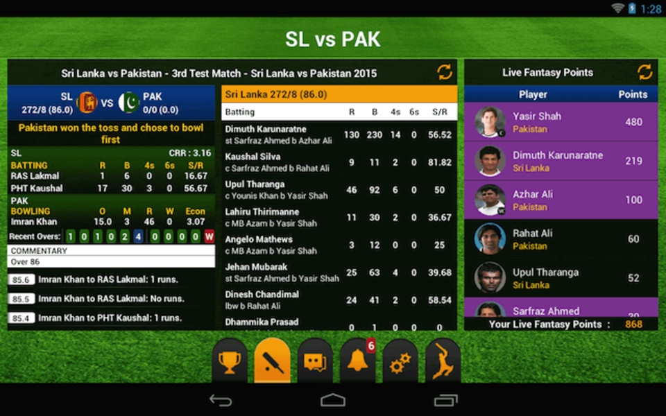 Fantasy Cricket - Preview 10