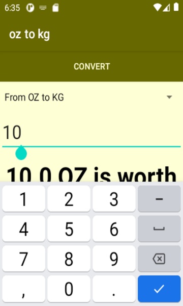 oz to kg converter - Preview 3