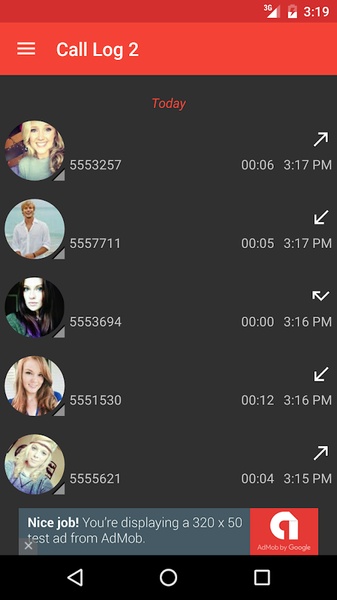 Call Log 2 - Preview 3