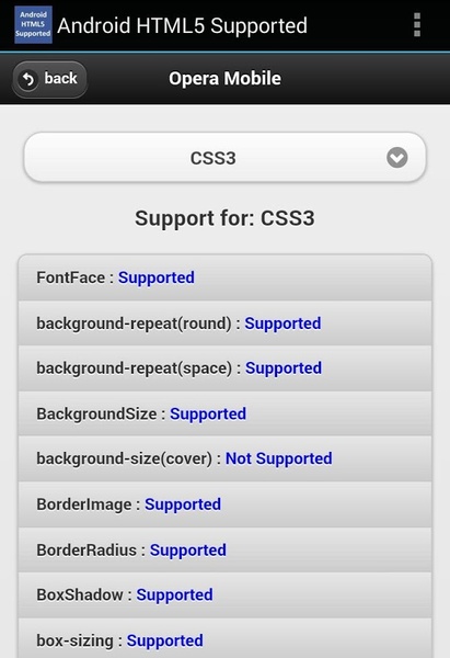 HTML5 Supported - Preview 1