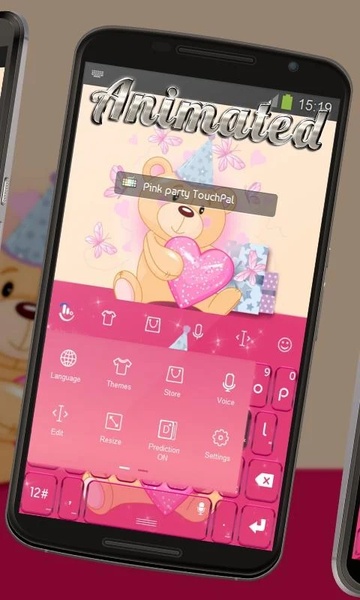 Pink Party Keyboard TouchPal - Preview 4