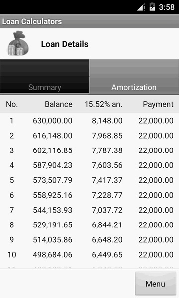 Loan Calculators - Preview 2