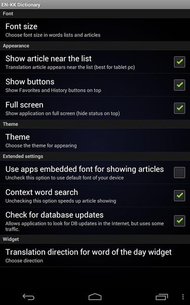 EN-KK Dictionary Free - Preview 3
