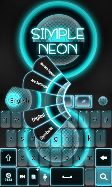 Simple Neon Keyboard - Preview 4