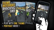 Thumb Motorbike Racing screenshot 5