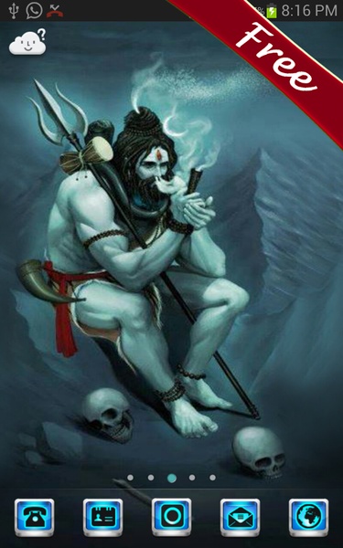 God Shiva Go Launcher Theme - Preview 4