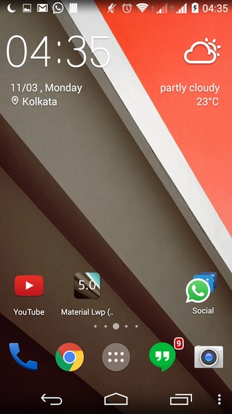 Material Lwp (Android 5.0) - Preview 4