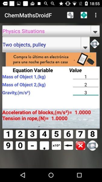 ChemMathsDroidF - Preview 2