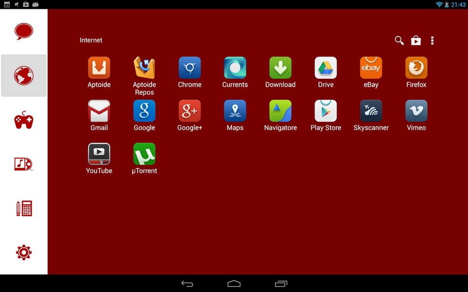 Basic Red Theme - Preview 1