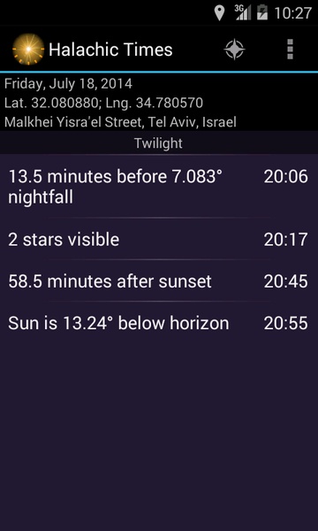 Halachic Prayer Times - Preview 14