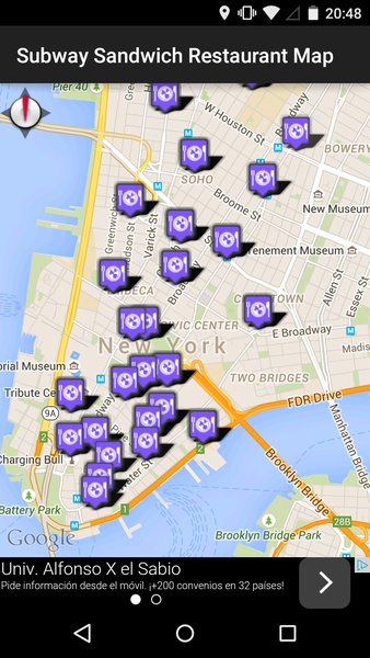 Subway Sandwich Locator - Preview 3