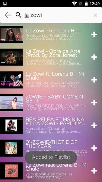 Air Music Player - Preview 1