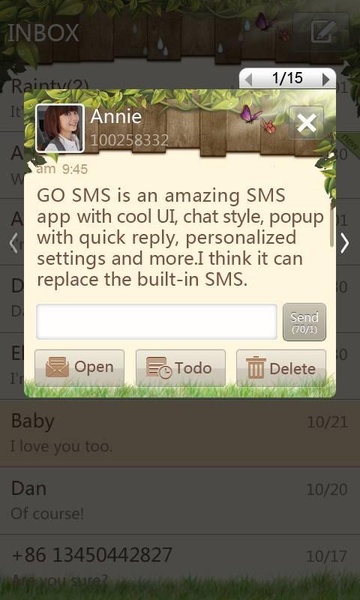 GOSMS Spring Theme - Preview 2