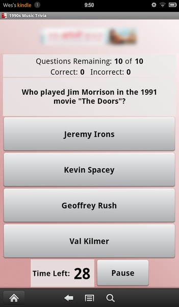 1990s Music Trivia - Preview 3