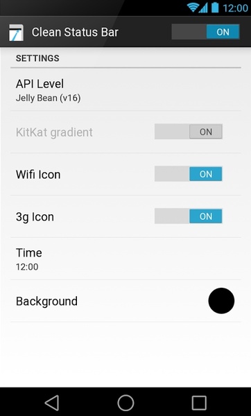 Clean Status Bar - Preview 2