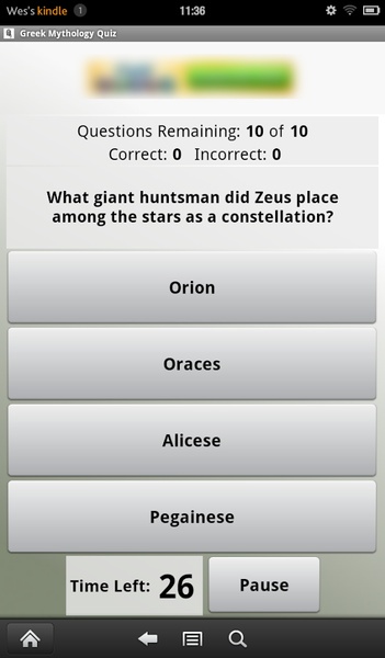 Greek Mythology Quiz - Preview 3