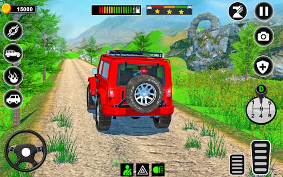 Simulador de condução de ônibus do exército off-road - Jogos