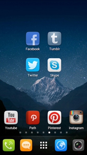 UI5.0 Theme GO Launcher EX - Preview 7