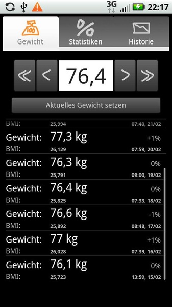 DroidWeight - Preview 3