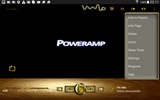 Poweramp Skin Dorado Gold screenshot 1