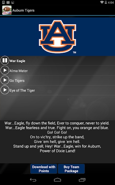 College Ringtones & Fight Songs - Preview 2