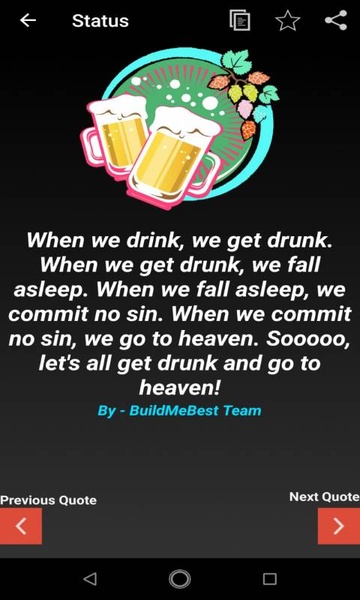 Beer Quotes in English - Drinking Cheers Status - Preview 3